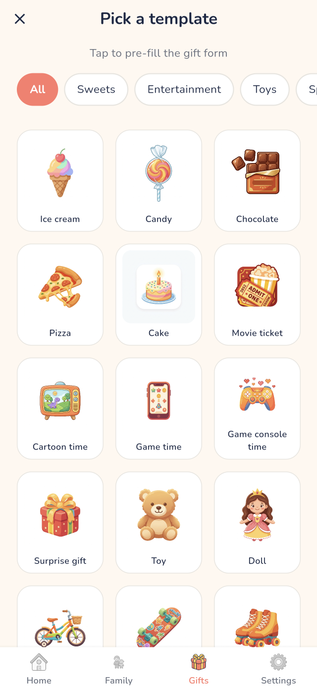 Task templates